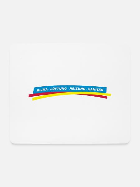 Klima Lüftung Heizung Sanitär - Mousepad (Querformat) - Weiß