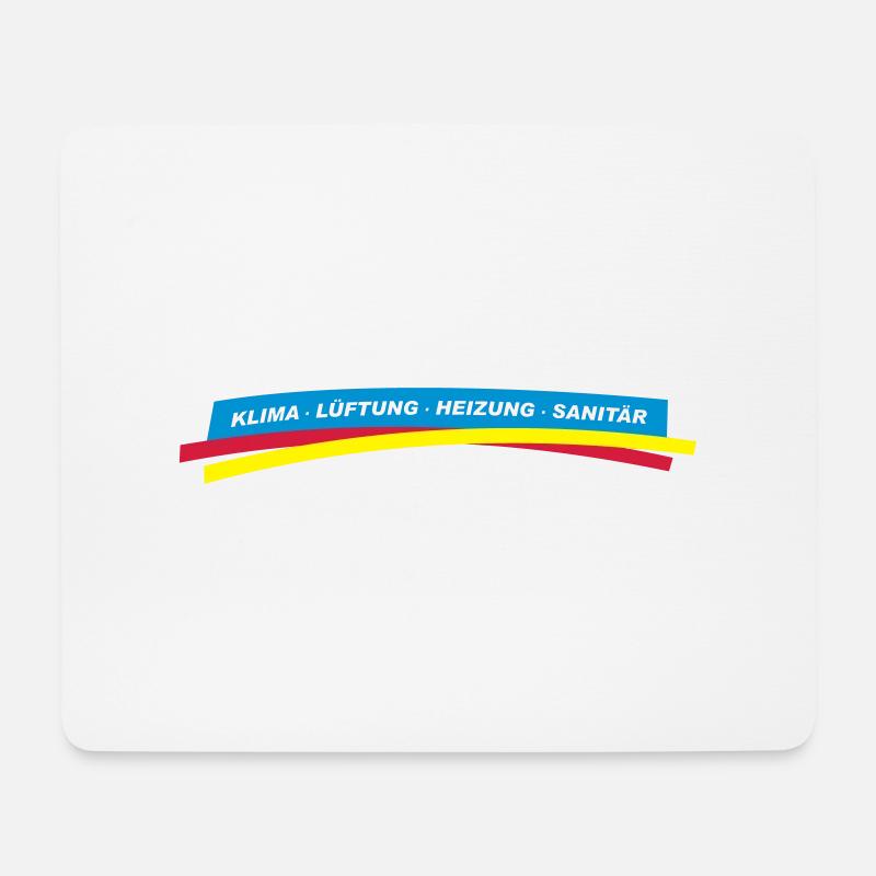 Klima Lüftung Heizung Sanitär - Mousepad (Querformat) - Weiß
