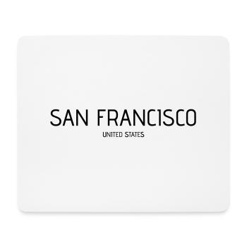 San Francisco - Mousepad (Querformat) - Weiß - Vorne