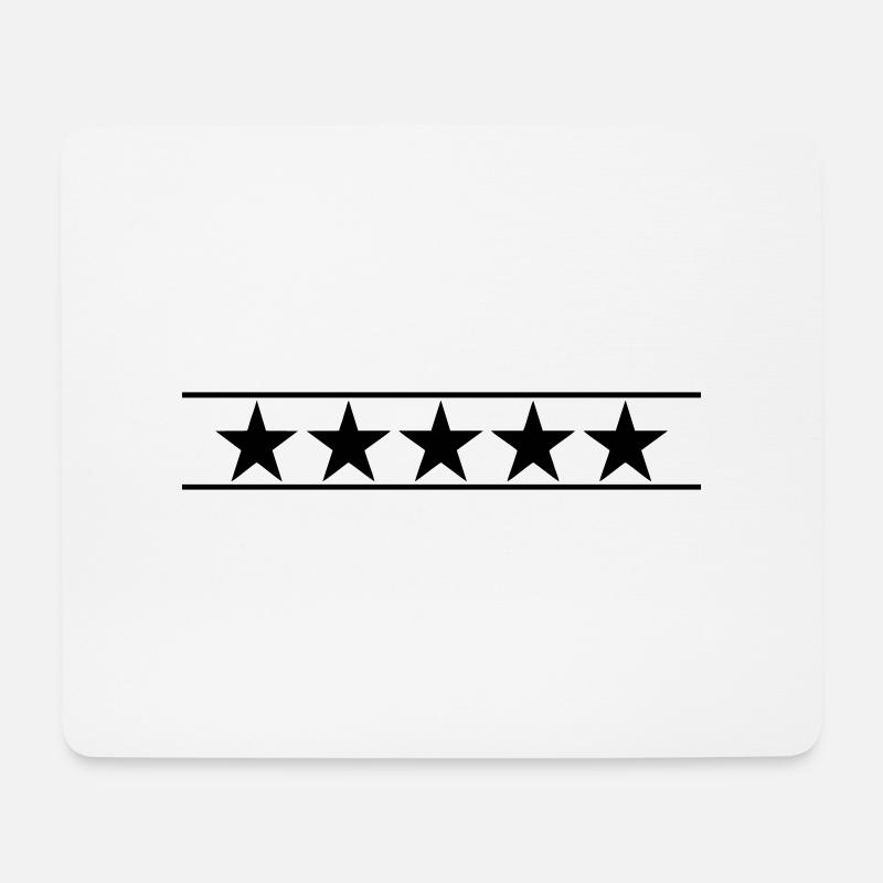 sterne - Mouse Pad (horizontal) - white
