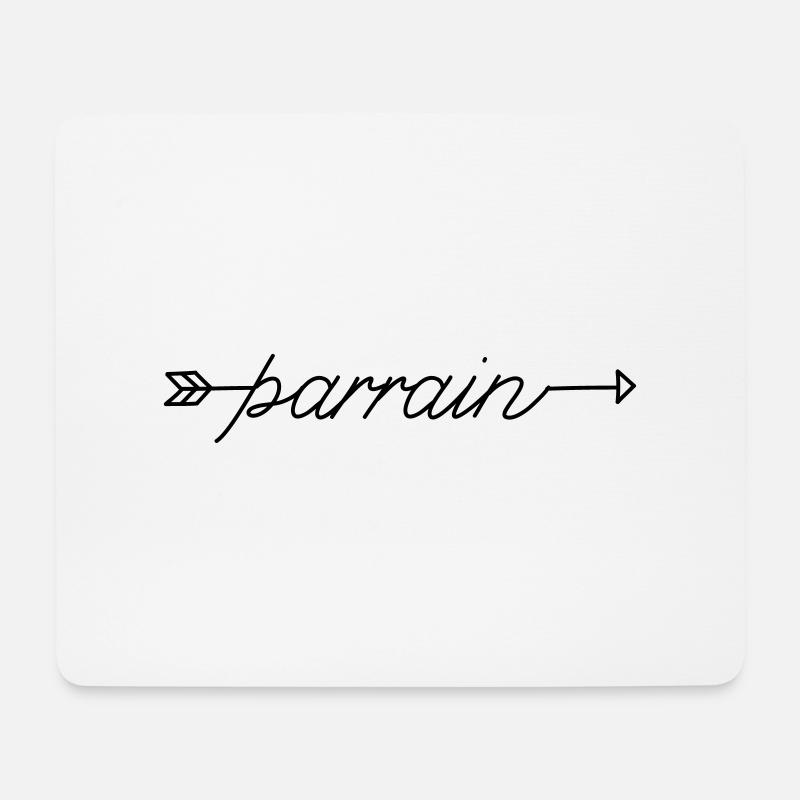 Pate fleche - Mousepad (Querformat) - Weiß