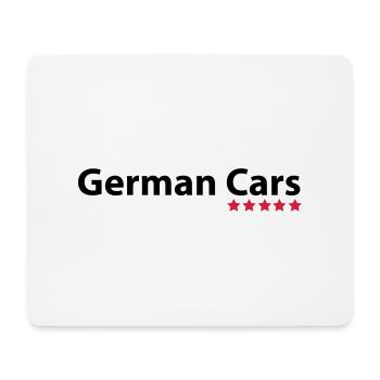 German Cars - Mousepad (Querformat) - Weiß - Vorne
