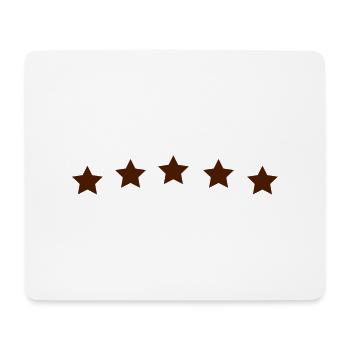 logo_old_stars__f1 - Mouse Pad (horizontal) - white - Front