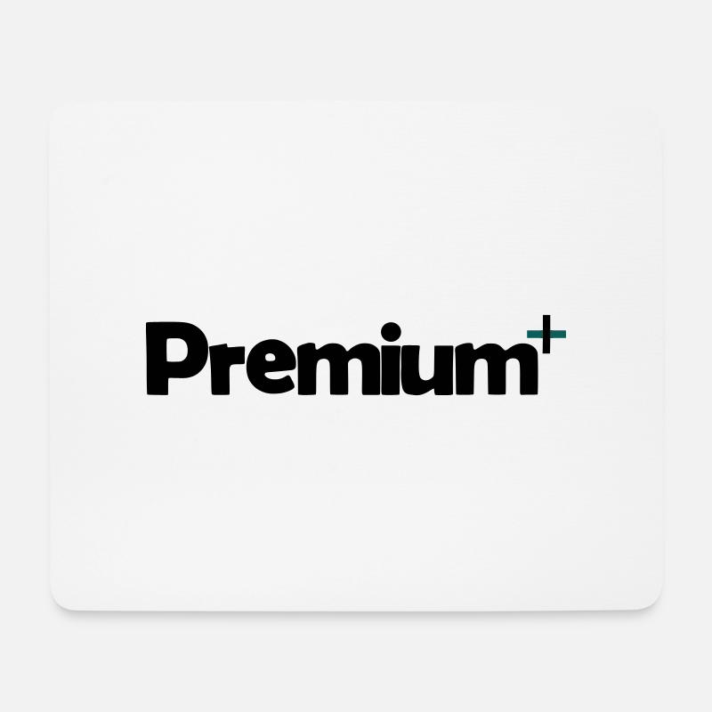 Premium Plus - Mousepad (Querformat) - Weiß