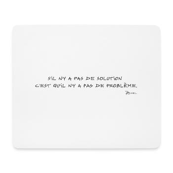 Currency Shadok only 02 - Mouse Pad (horizontal) - white - Front