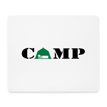 camp_2c - Mousepad (Querformat) - Weiß - Vorne
