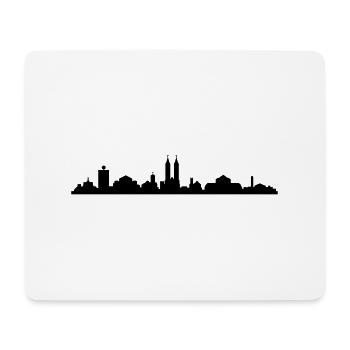Skyline Kassel - Mousepad (Querformat) - Weiß - Vorne