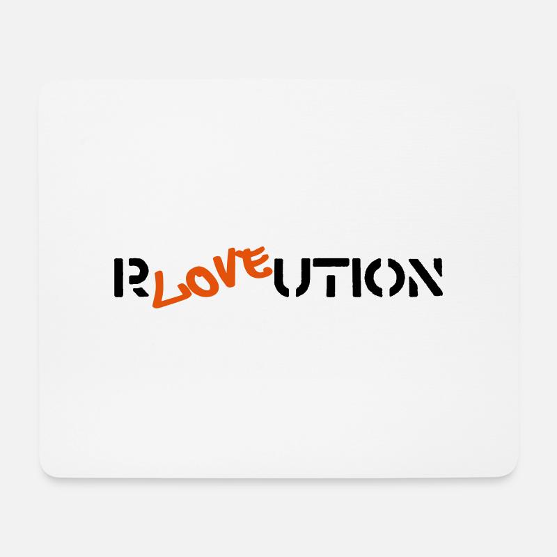rloveution - Mousepad (Querformat) - Weiß