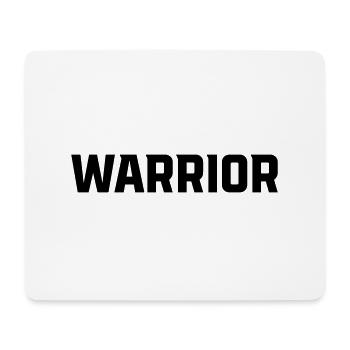 Warrior Krieger Typo - Mousepad (Querformat) - Weiß - Vorne
