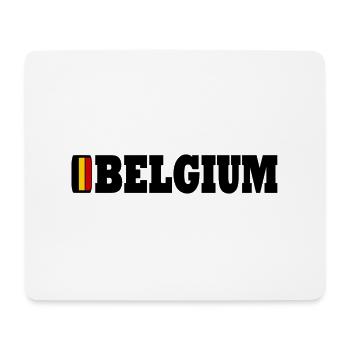 Belgium - Mouse Pad (horizontal) - white - Front