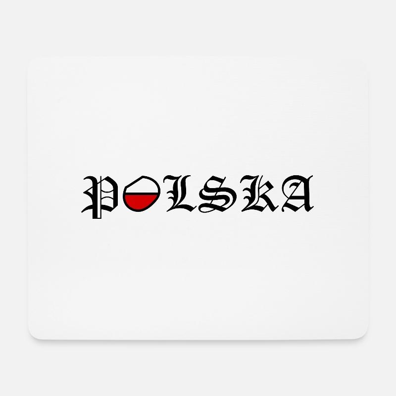 Polen - Mousepad (Querformat) - Weiß