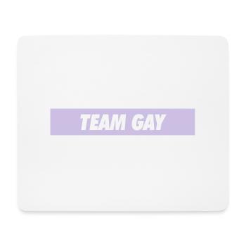 équipe gay - Tapis de souris (format paysage) - blanc - Devant