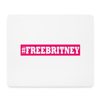free britney - Mouse Pad (horizontal) - white - Front
