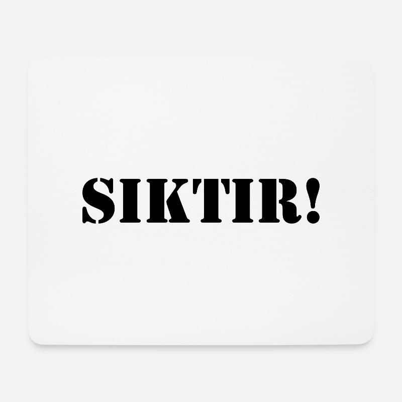 Türkisch Spruch türkische Sprache - Mousepad (Querformat) - Weiß