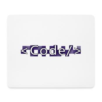 Codestil (lila) - Mousepad (Querformat) - Weiß - Vorne