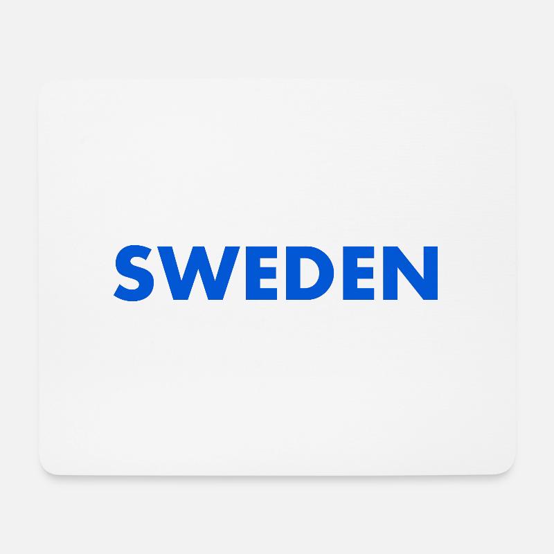 Schweden - Mousepad (Querformat) - Weiß