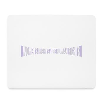 citation féministe sur les droits des femmes - Tapis de souris (format paysage) - blanc - Devant