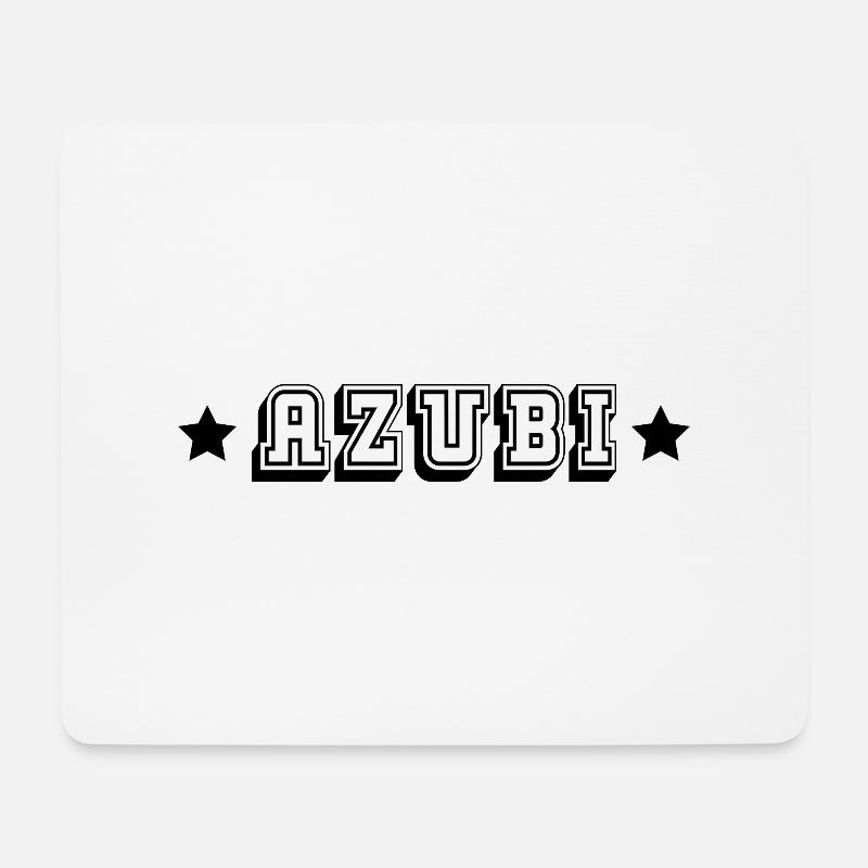 AZUBI tshirt weiss - Mousepad (Querformat) - Weiß