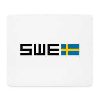 Sweden - Mouse Pad (horizontal) - white - Front