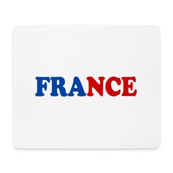 France - Tapis de souris (format paysage) - blanc - Devant