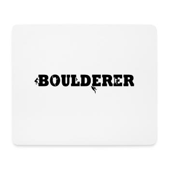 Retro Graphic Climbing Bouldering Rock Climber Mou - Mousepad (Querformat) - Weiß - Vorne