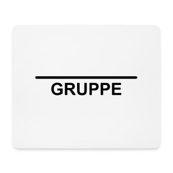 Team Gruppe Vorlage zum selbst gestalten - Mousepad (Querformat) - Weiß - Vorne