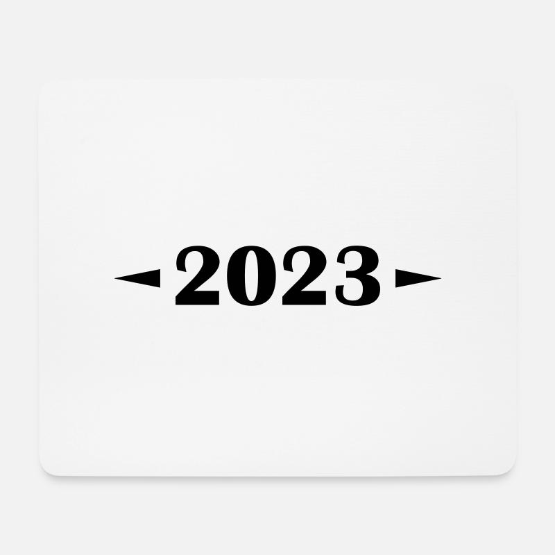 2023 - Mousepad (Querformat) - Weiß
