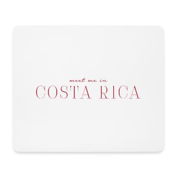 J’adore le Costa Rica - Tapis de souris (format paysage) - blanc - Devant