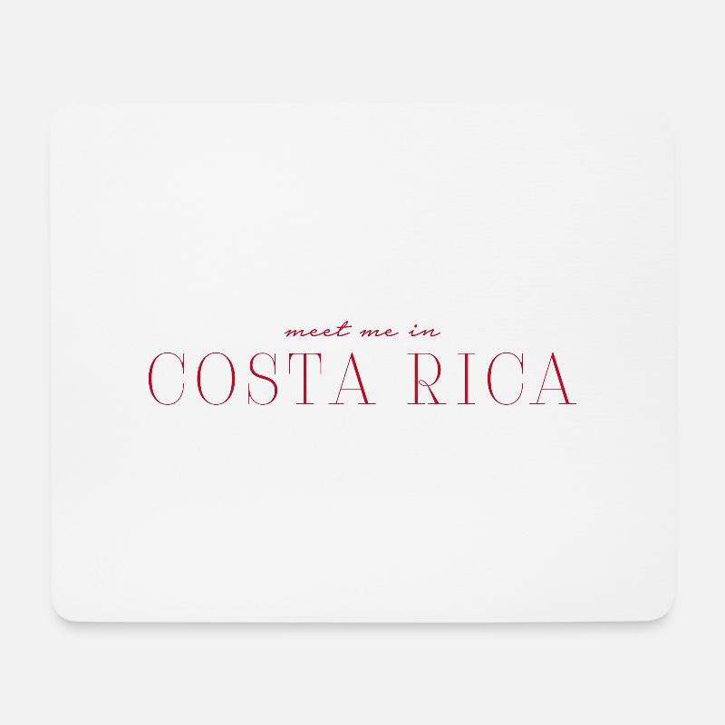 Ich liebe Costa Rica - Mousepad (Querformat) - Weiß