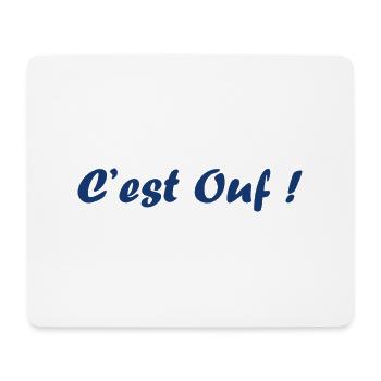 C'est ouf - Tapis de souris (format paysage) - blanc - Devant