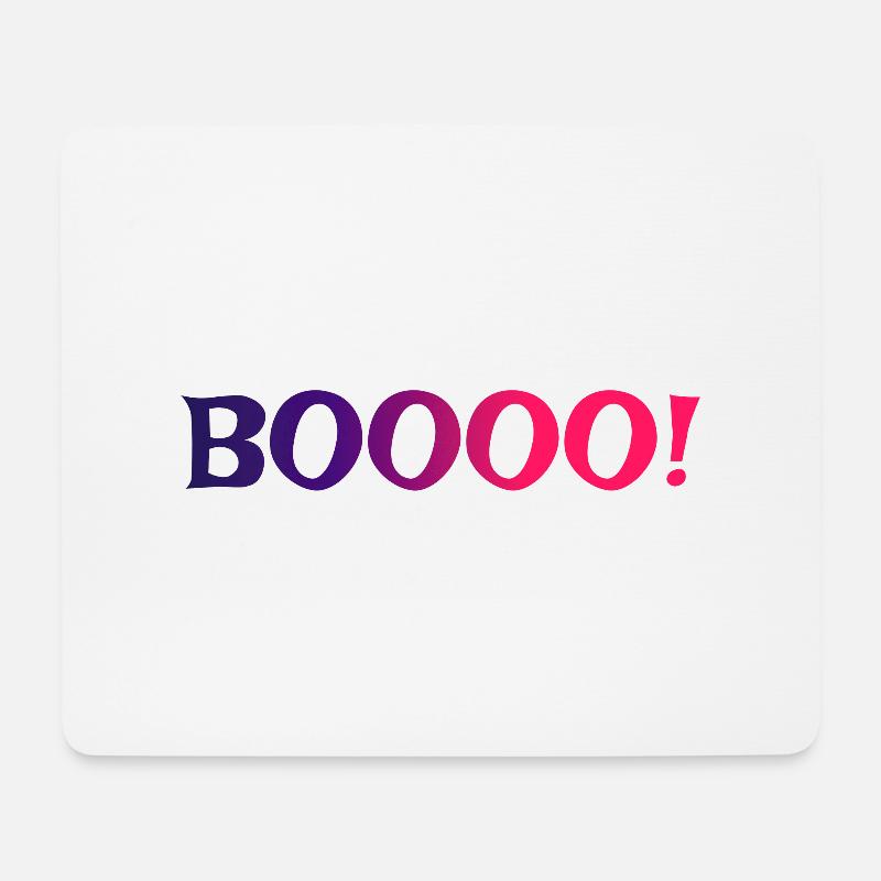 BOOOO 2 - Mouse Pad (horizontal) - white