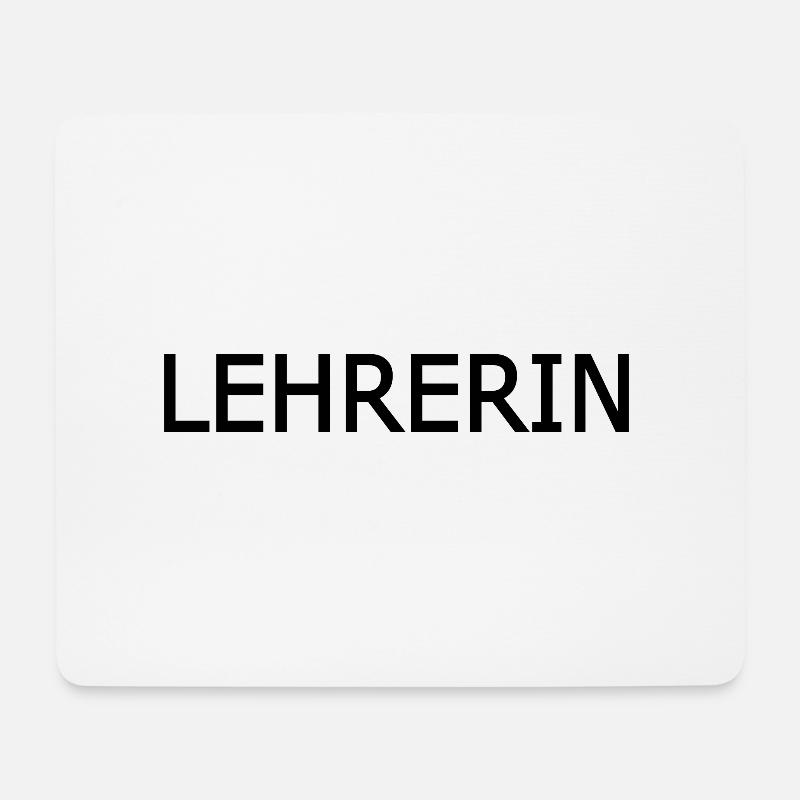 Lehrerin - Mousepad (Querformat) - Weiß