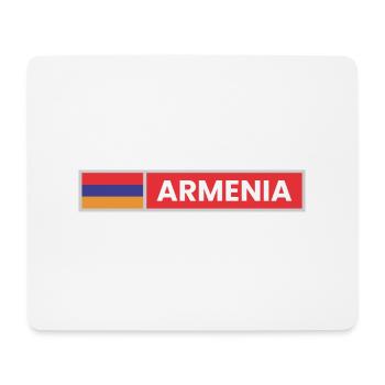 Armenia Flag - Mouse Pad (horizontal) - white - Front