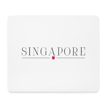 Ich liebe Singapur - Mousepad (Querformat) - Weiß - Vorne