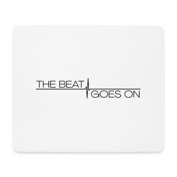 The Beat goes on Music Mixer DJ - Mouse Pad (horizontal) - white - Front