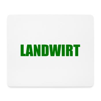 Landwirt - Mousepad (Querformat) - Weiß - Vorne