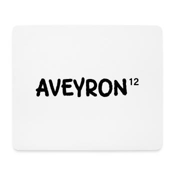 Aveyron département de France - Tapis de souris (format paysage) - blanc - Devant