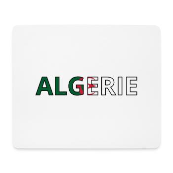 Drapeau Algérie - Tapis de souris (format paysage) - blanc - Devant