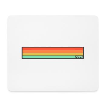 ridm stripes - Mousepad (Querformat) - Weiß - Vorne