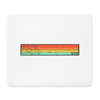 RIDM Vintage Stripes Lion - Mouse Pad (horizontal) - white - Front