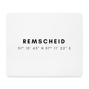 Remscheid Koordinaten - Mousepad (Querformat) - Weiß - Vorne
