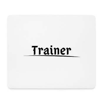Trainer - Mousepad (Querformat) - Weiß - Vorne