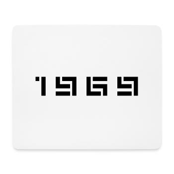 Année de naissance Anniversaire Né en - Fabriqué en 1969 - Tapis de souris (format paysage) - blanc - Devant