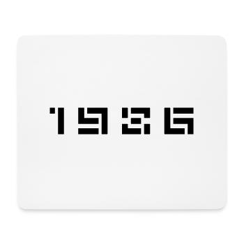 Year of Birth Birthday Born In - Made in 1986 - Mouse Pad (horizontal) - white - Front