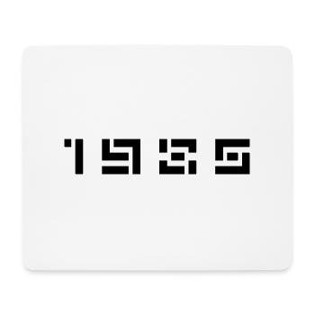 Year of Birth Birthday Born In - Made in 1985 - Mouse Pad (horizontal) - white - Front