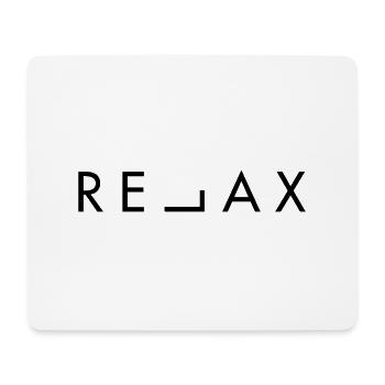 RELAX - Mouse Pad (horizontal) - white - Front