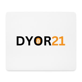 DYOR21 - Mousepad (Querformat) - Weiß - Vorne