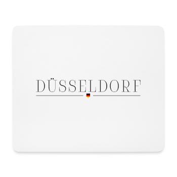 Düsseldorf, Deutschland Eleganz T-Shirt - Mousepad (Querformat) - Weiß - Vorne