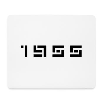 Year of Birth Birth Born In - Made in 1955 - Mouse Pad (horizontal) - white - Front