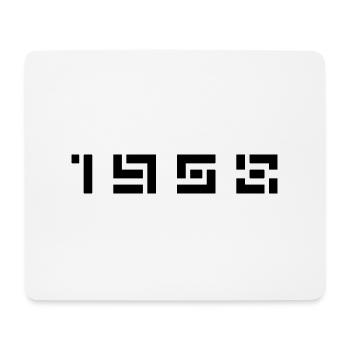 Geburtsjahr Geburtstag Born In - Made in 1958 - Mousepad (Querformat) - Weiß - Vorne